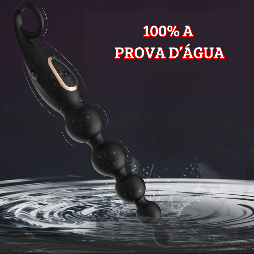 Plug Anal Vibratório Flexível Bolas Tailandesas 7 Vibrações - Eróticos Sex Shop