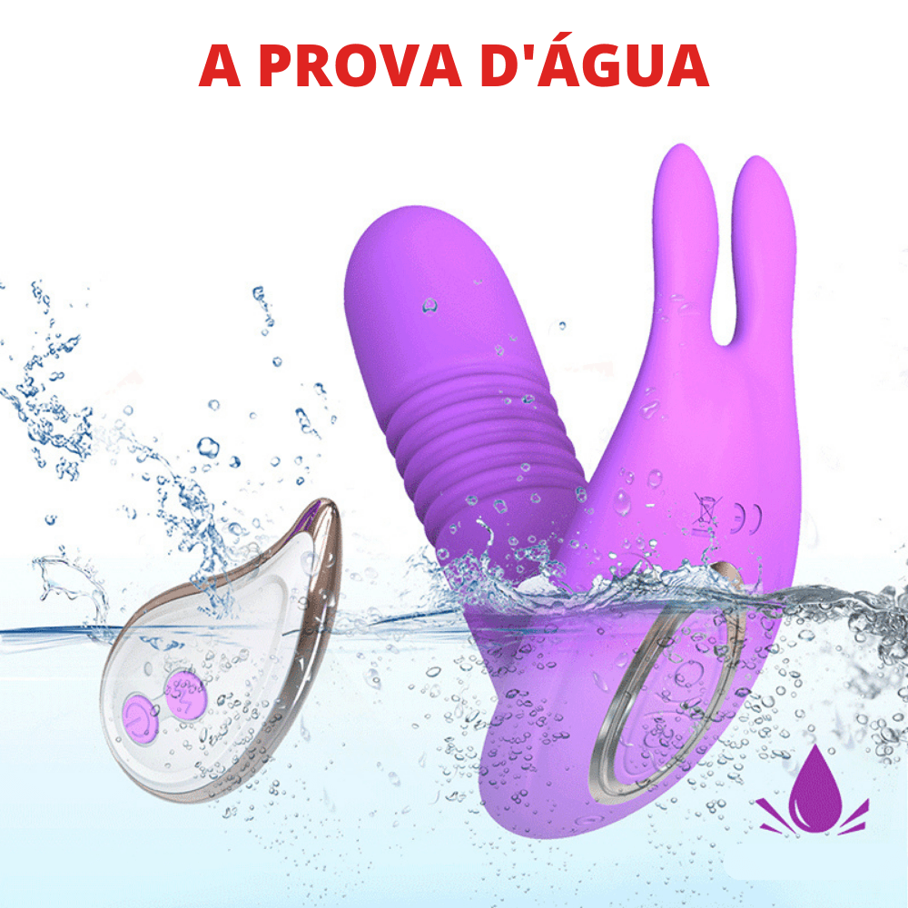 Vibrador de Calcinha Controle Remoto com Dildo de Silicone e Mini Plug Anal "Eros" - Eróticos Sex Shop