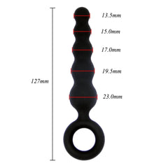 Plug Anal Bolas de Silicone - Eróticos Sex Shop